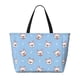 thumbnail image 2 of Easygdp French Bulldog Head Bolsa de Viaje de Playa de Gran Capacidad, Bolsa Tote Perfecta para la Playa, Escapadas de Fin de Semana y Viajes, 2 of 7