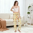 thumbnail image 5 of Dailycode Women's Pajama Pants Wide Leg Lounge Pj Bottoms With Pockets Tiger and Lion, 5 of 7