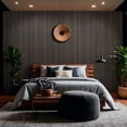 thumbnail image 6 of MSI 9.5" x 120" 3D Umber Fluted Wood Slat Acoustic Sound Absorbing Wall Paneling (Set of 4), 6 of 6