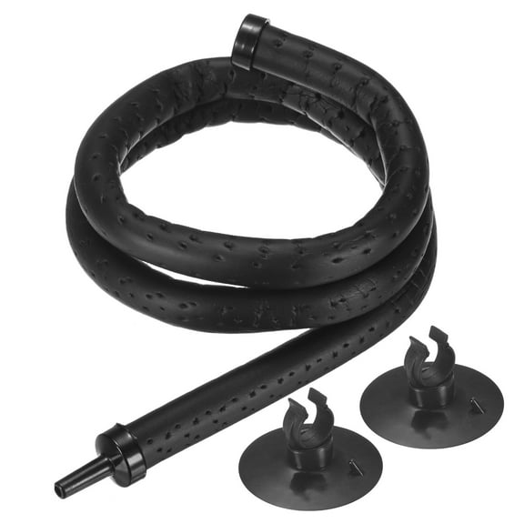 Uxcell Air Stone for Aquarium Fish Tank, 23.6 Inch Rubber Pipe Bubble Diffuser with Suction Cup Oxygen Diffuser Bar Bubble Wall Decorations