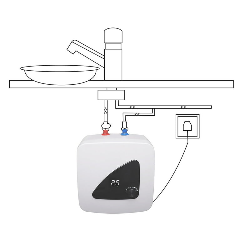 DENEST 1500W Electric Instant Hot Water Heater Under Sink Water Heater 15L  Water Tank - Walmart.com