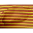 thumbnail image 4 of oneOone Cotton Poplin Rust Brown Fabric Stripes Dress Material Fabric Print Fabric By The Yard 56 Inch Wide, 4 of 4