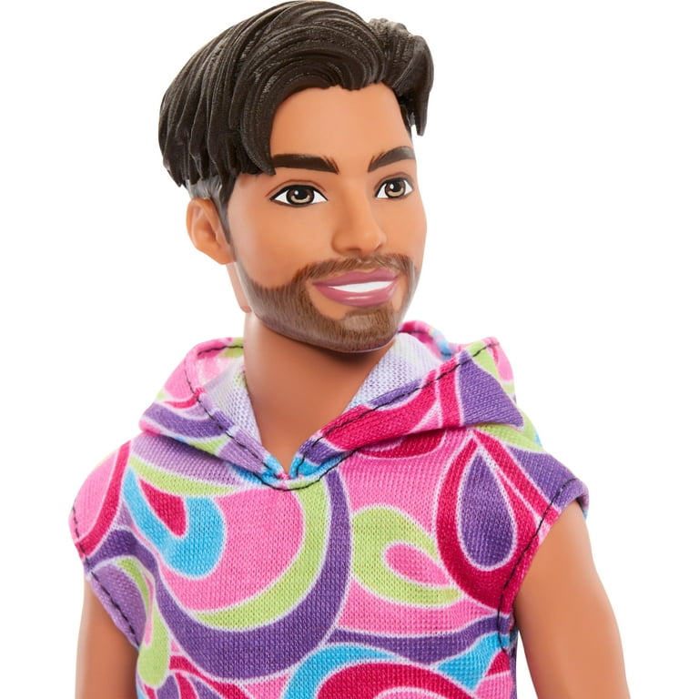 Mattel - Barbie Ken Fashionista Doll, Brunette with Totally Hair