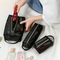 thumbnail image 1 of Mesh Cosmetic Storage Bag Portable Cosmetic Bag Lipstick Bag Makeup Bag, 1 of 7