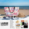 thumbnail image 4 of Lsque Sanrio Beach Travel Bag - Water-Resistant, Large Capacity Lightweight Tote with 7 Pockets for Women and Men - Perfect for Beach, Pool, Gym, and Travel, 4 of 6