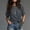 Blue, variant on Vrorvz Women's Crew Neck Top Short Sleeve Shirt Summer Fashion Trendy Casual Blouse Loose Tunic Shirts