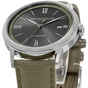 Baume Mercier Classima Mens Automatic Grey Dial Fabric Watch M0A10695
