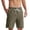 Army Green, variant on Mens Swim Trunks Quick Dry Elastic Waist Solid Color Board Shorts with Cargo Pockets Bathing Suit Black 4XL