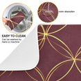 thumbnail image 2 of Yayeee Dish Drying Mat for Kitchen Counter 16"x18" Microfiber Absorbent Pad, Circular Gold Pattern, 2 of 7