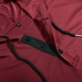thumbnail image 7 of BXINGOHAI Mens Lightweight Hoodies Pullover Long Sleeve Casual Workout Athletic Shirt Hooded Sweatshirts Wine 3XL, 7 of 7
