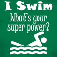 thumbnail image 3 of CafePress - I Swim What’S Your Super Power? T Shirt - Women's Traditional Fit Dark T-Shirt, 3 of 4