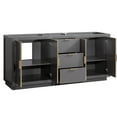 thumbnail image 4 of Avanity AUSTEN-V72-TGS Austen 72" Double Free Standing Wood Vanity Cabinet Only - Grey, 4 of 5