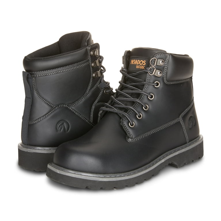 Walmart rubber steel store toe boots