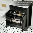 thumbnail image 4 of 24" Mid Century Modern Single Bathroom Vanity with Ceramic Sink Top, Zinc Alloy Faucet, Painted Surface, 4 of 8