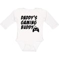 thumbnail image 3 of Inktastic Daddy's Gaming Buddy with Controller Boys or Girls Long Sleeve Baby Bodysuit, 3 of 5