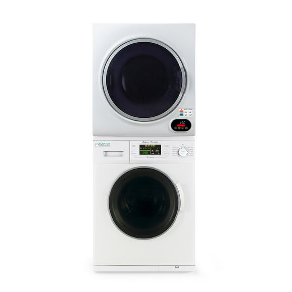 Equator Stackable Washer and Compact Short Vented Dryer (110V)
