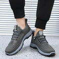 thumbnail image 2 of Mens Hiking Walking Shoes Fashion Breathable Mesh Non Slip Work Fashion Sneakers Casual Non Slip Driving Oxfords Loafers, 2 of 5