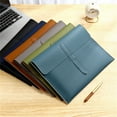 thumbnail image 6 of Elegant Leather File Folder Letter Size Leather Document Case for Office School, 6 of 20
