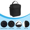 thumbnail image 4 of Unique Bargains Waterproof Lunch Bag Lunch Box with Pockets/Handle for Picnic, Black, 4 of 8