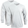 thumbnail image 1 of Camiseta Gildan G5400 de manga larga, paquete de 2, gris ceniza, talla XL, 1 of 7