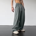 thumbnail image 1 of Pantalons Décontractés pour Femmes, Taille Haute, Jambes Larges, Design Polyvalent pour Usage Quotidien et Style de Rue sur Plateformes, 1 of 3