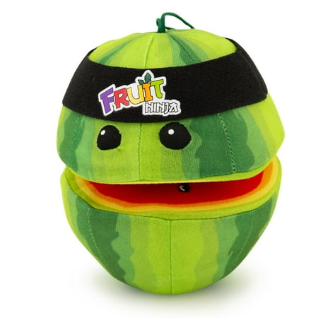 Fruit Ninja Watermelon Plush Toy With Headband Stuffed Animal Video Game, 5 ct