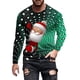 thumbnail image 2 of Blusas y camisas de manga larga con cuello redondo para hombre, estilo casual, cuello redondo, manga larga, camiseta estampada de Halloween, blusa de poliéster para hombre., 2 of 5