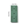 thumbnail image 3 of 4 Uds toma de corriente Fixer Rack enchufes montados en la pared soporte de almacenamiento herramientas (verde) Wdftyju Libre de BPA, 3 of 4