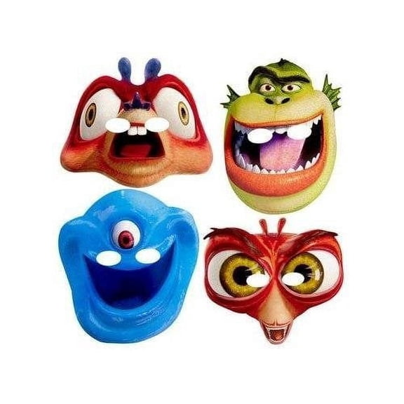 Monsters vs. Aliens Paper Masks (8ct)