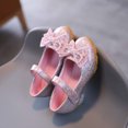 thumbnail image 3 of Odeerbi Girls Sandals Infant Kids Baby Girls Pearl Crystal Bling Bowknot Single Princess Shoes Sandals, 3 of 9
