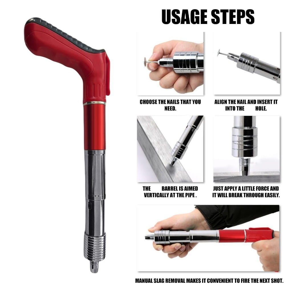 MOMOJIA Manual Operate Concrete Nailer 5 Speed Configuration for Secure Fastening Home DIY Undertakings