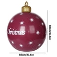 thumbnail image 2 of FAROOT Christmas Outdoor Decorative Inflatable Balloon, PVC Ball Ornament, 2 of 6