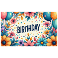 thumbnail image 1 of Birthday Party Backdrop Banner for Celebration Festive Background Decorations Colorful Happy Birthday Supplies Photography Props Event Decor, 1 of 4