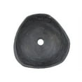 thumbnail image 2 of Eden Bath EB_S032BL-H Above Counter Black Limestone Freeform Vessel Sink, 2 of 2