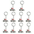 thumbnail image 2 of 10 Uds. Llaveros con colgante de corazón, joyería, bolso para teléfono, colgante de cartera, accesorio D110-MAMA, 2 of 5