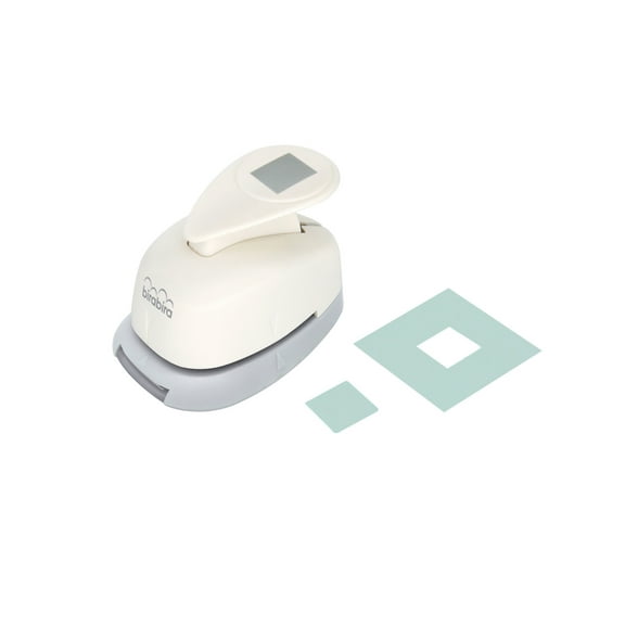 Bira Craft 7/16 X 7/16 inch Square Shape Lever Action Craft Punch for Paper Crafting Scrapbooking