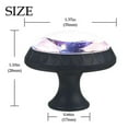 thumbnail image 4 of 4 Pcs Universe Nebula Galaxy Knobs for Kitchen Cabinet Cupboard Dresser Bookcase Drawer Pulls Handles Round Home Decor, 4 of 8