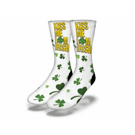 

LUCKY LEPRECHAUNS & CLOVERS Fun St Patrick s Day Socks