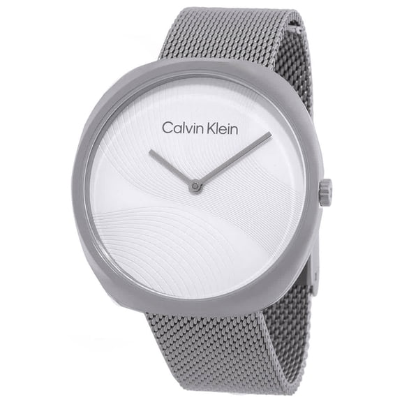 Calvin Klein Sculpt Women's White Dial Quartz Watch 25200245