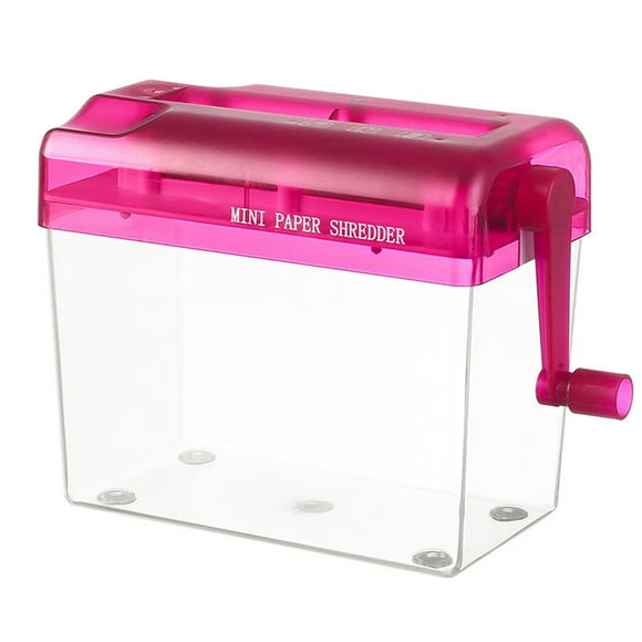 kjfeif Clearance Desktop Hand Operated Office Home A6 Mini Manual Shredder Manual Shredder Documents Paper Cutting Tool Home Office Desktop Stationery Christmas Birthday Gift