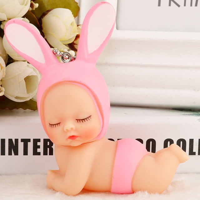 PEONAVET Baking Tool DIY Sleeping Birthday Cake Baking Decorations Cute Little Doll Keychain