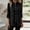 Black, variant on WRFWUL Womens Stand Collar Button Down Shirts Casual Split Hem Rolled Up Long Sleeve Tunic Tops Business Work Blouses