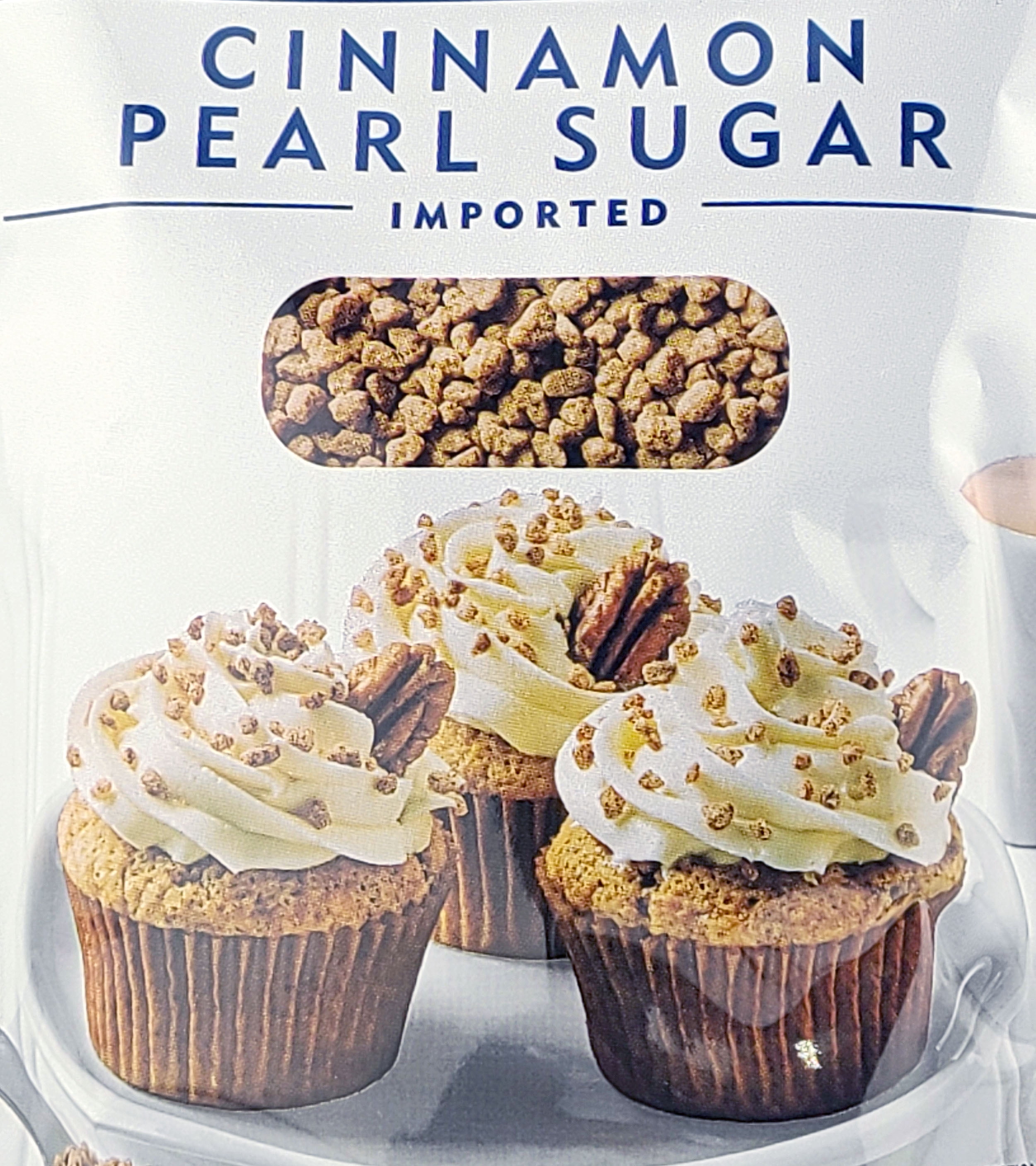 Lars Own Cinnamon Pearl Sugar 10 Oz.(283 g) X 2 with Bonus Gift Mini Stainless Steel Whisk (3-Pc Set)