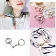 thumbnail image 2 of Aellinatey Contemporary Horse Bit Scarf Fastener Trendy Shawl Brooches for Fashionistas, 2 of 12