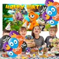 thumbnail image 4 of Noah's Ark Party Decor Decorations Birthday Set for Kids Supplies Kit Latex Balloons Cake Topper Fans Banner Backdrop, 4 of 7