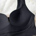 thumbnail image 5 of Seamless Bras for Women Back-Smoothing Bra Feature V-Neck Push-up Bra Style W-708 Black L, 5 of 8