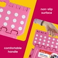thumbnail image 5 of ACSTEP Folding Step Stool 9'', Plastic Step Stool with Non-Slip Surface and Carry Handle, Foldable Stool for Bathroom, Bedroom, Kitchen, Pink, 5 of 8