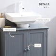 thumbnail image 4 of MDF Pedestal Sink Cabinet | Maximize Bathroom Space | Prevent Items from Getting Wet, 4 of 5