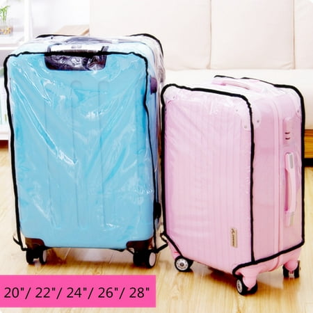 Unbranded Waterproof Clear Luggage Suitcase Cover Case Protector Dust-proof Universal Travel 20 22 24 26 28