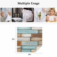 thumbnail image 5 of Cloth Napkins Set of 8 - 20x20 Inches, Blue Brown Vintage Washable Reusable Table Napkins, Retro Farmhouse Elegant Pastoral Soft & Absortbent Dining Napkin for Party Wedding Hotel Restaurant, 5 of 8